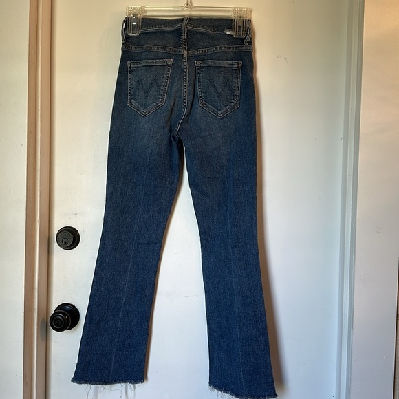 Mother The Insider Crop Step Fray walking on coals Womens Size 25 Stretch - Picture 5 of 8